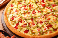 Mayo shirmp pizza 